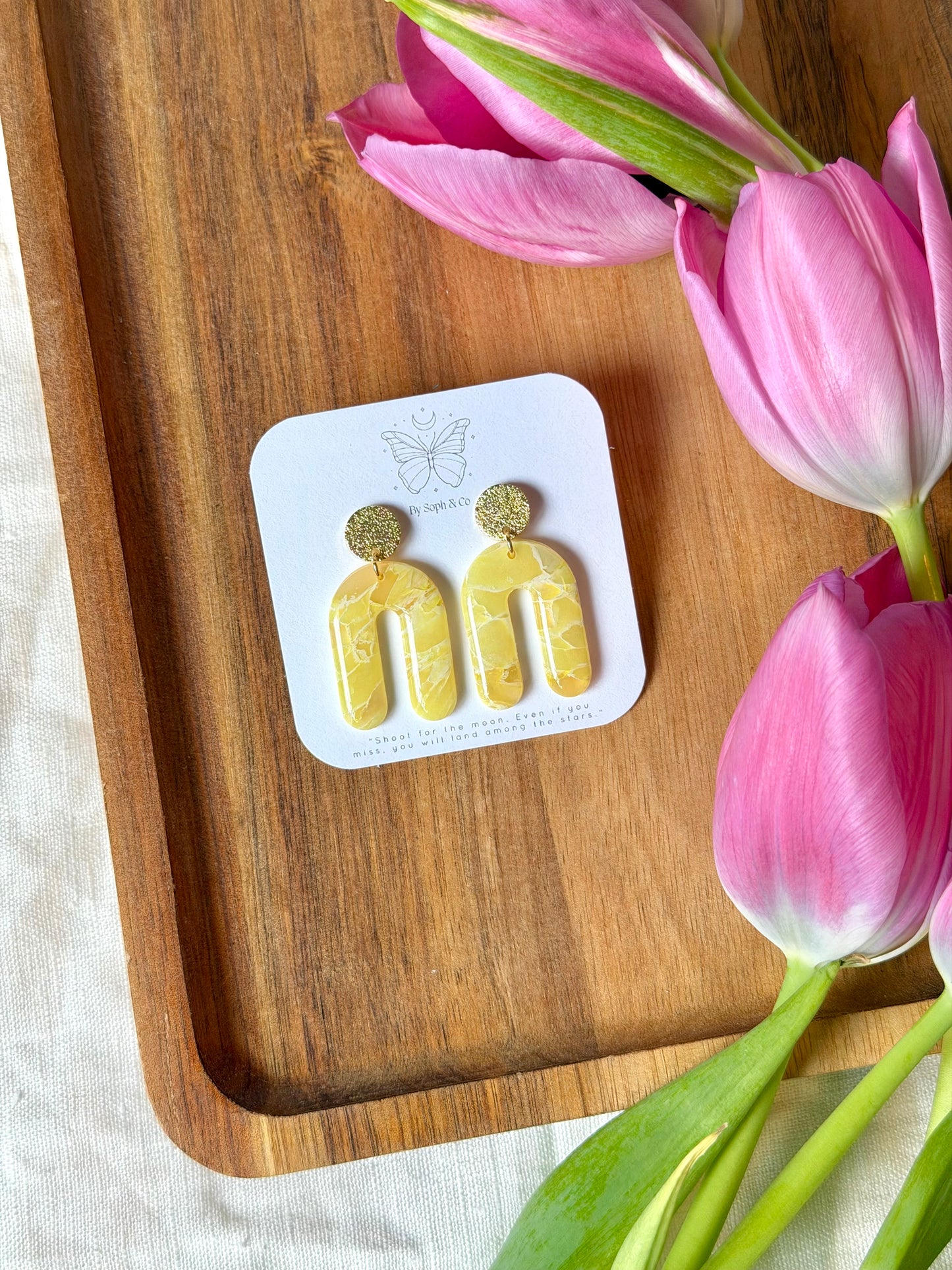Cloud Glass Earrings - Style #4