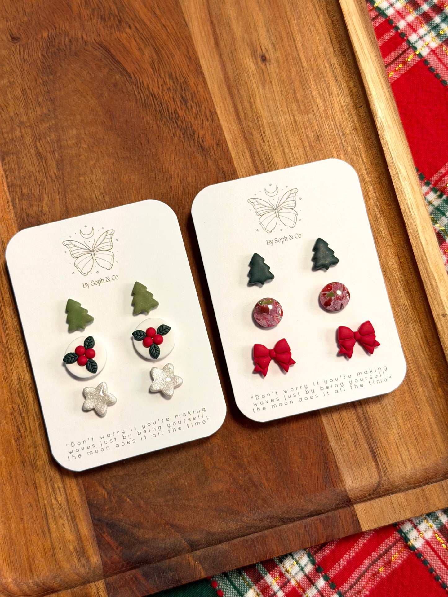 Christmas Studs - Packs & Individual