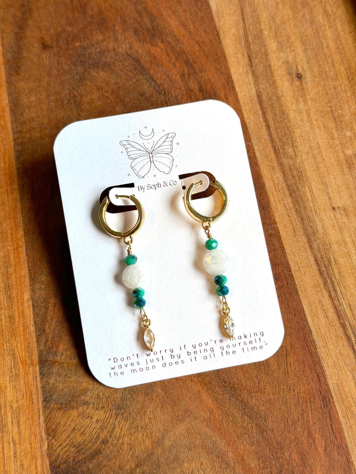 Mariners Crystal Dangles