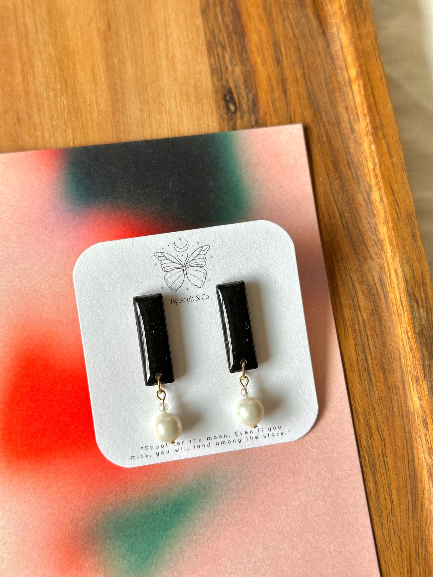 Lyra Earrings - Twinkle Black