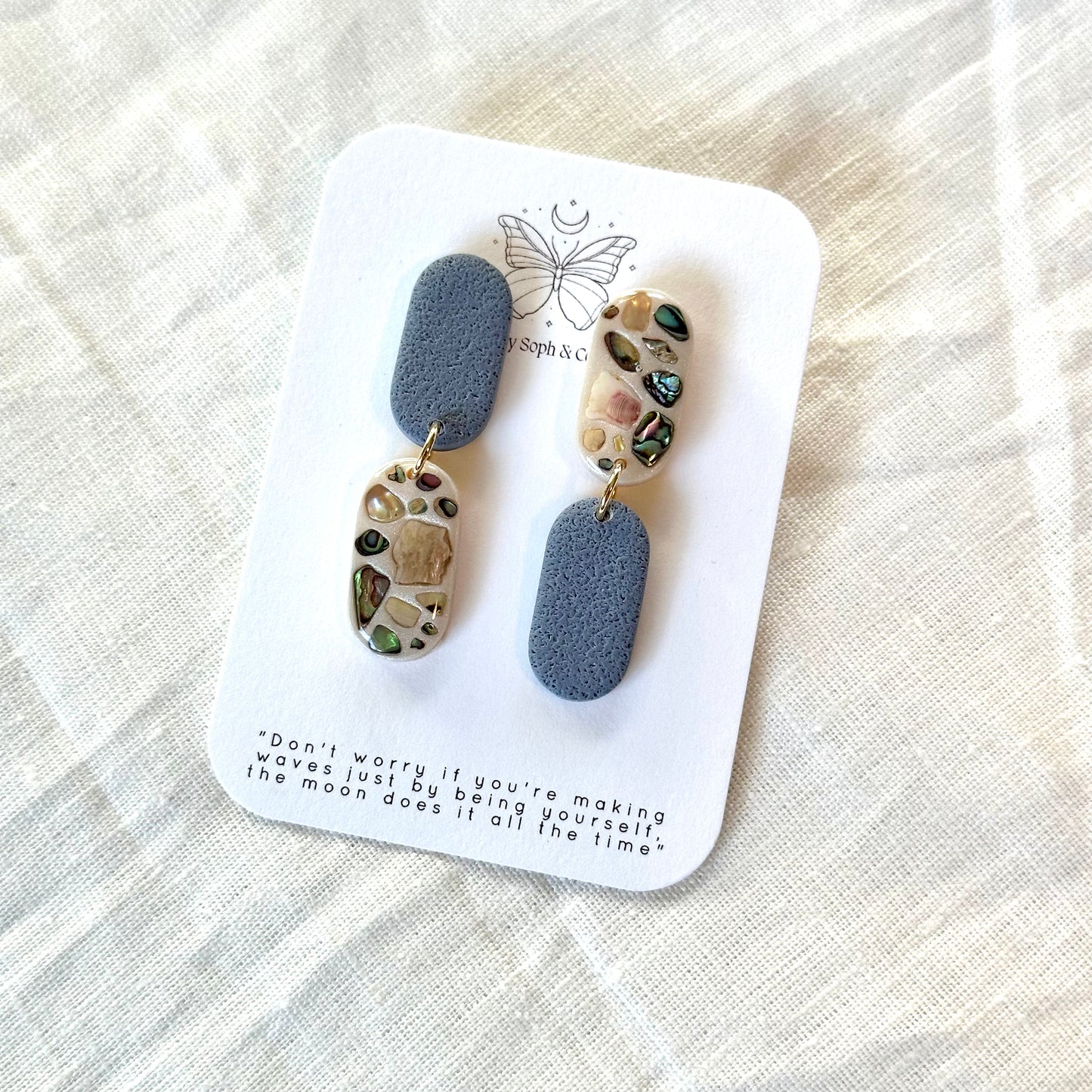 Duo Ovals - Denim