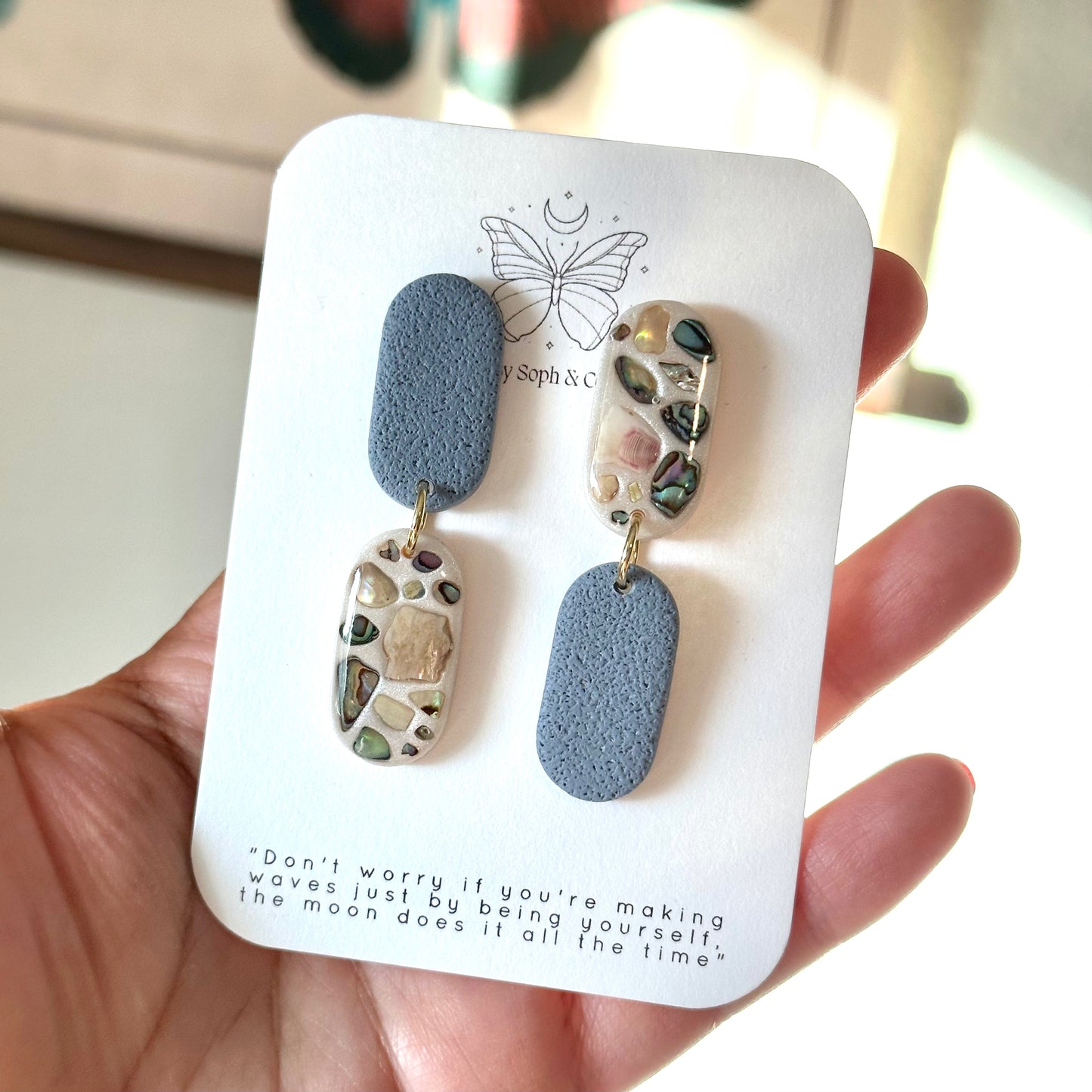 Duo Ovals - Denim