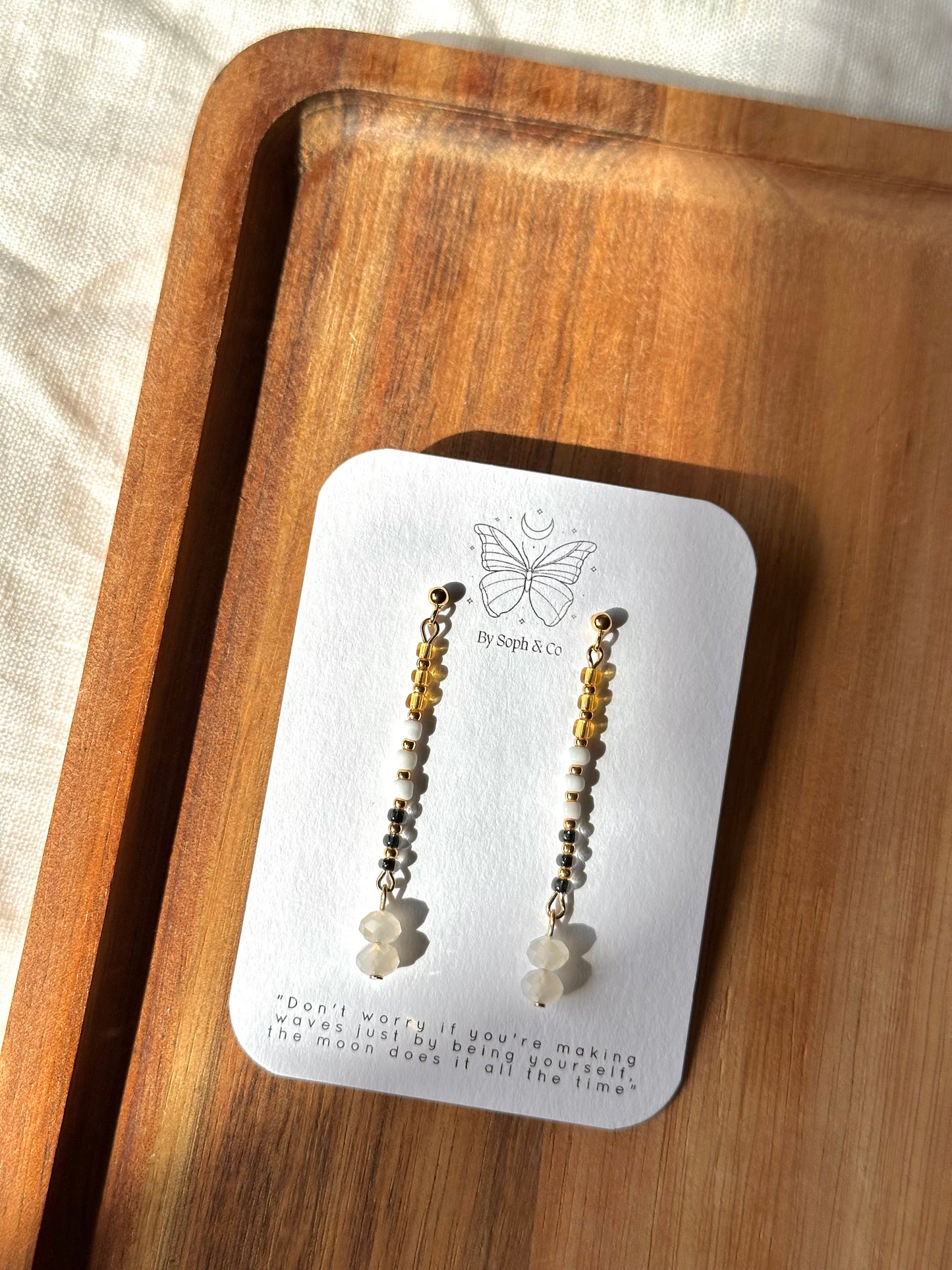 Sundara Earrings - Caramel