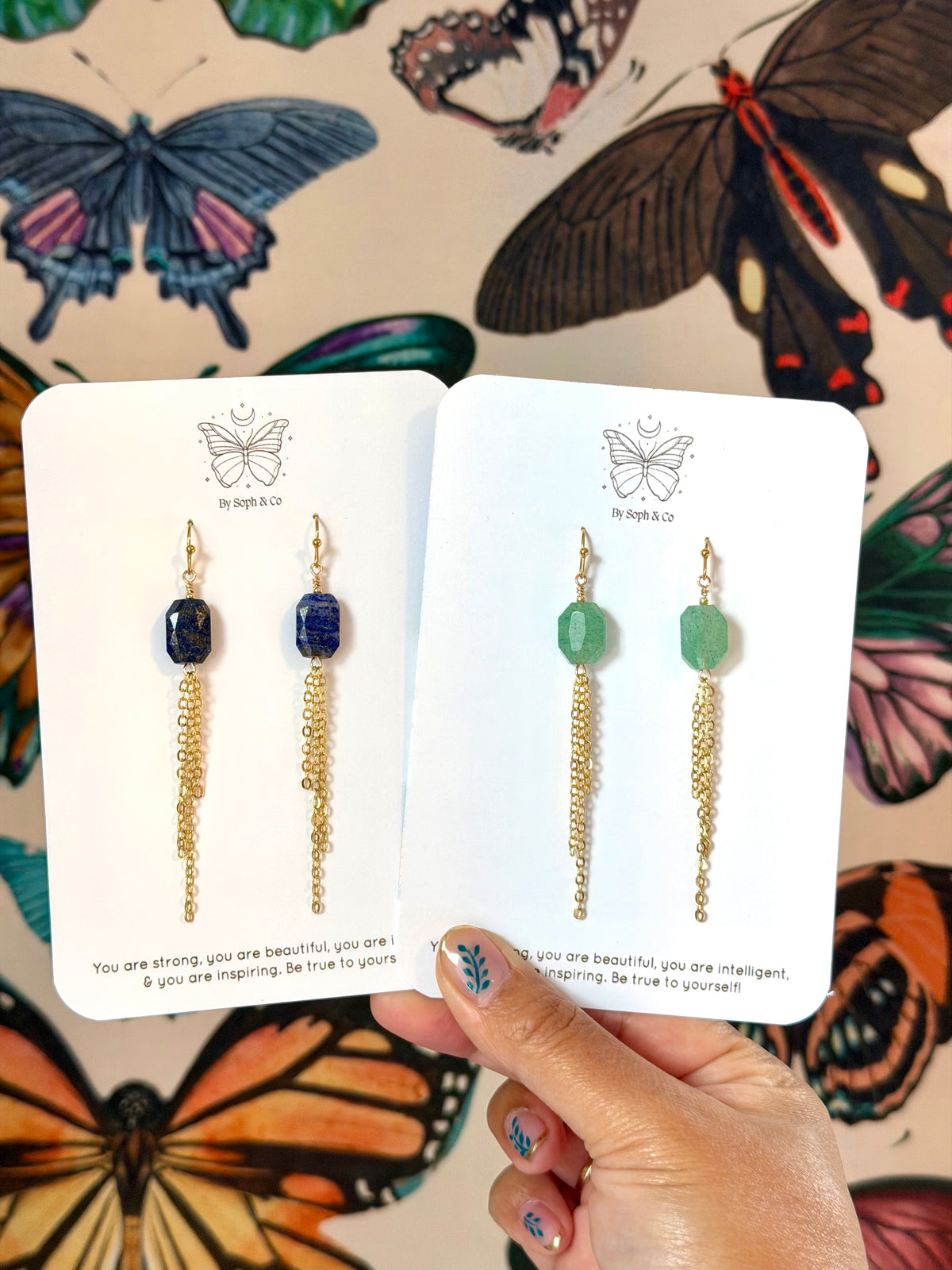 Gemstone Dangles
