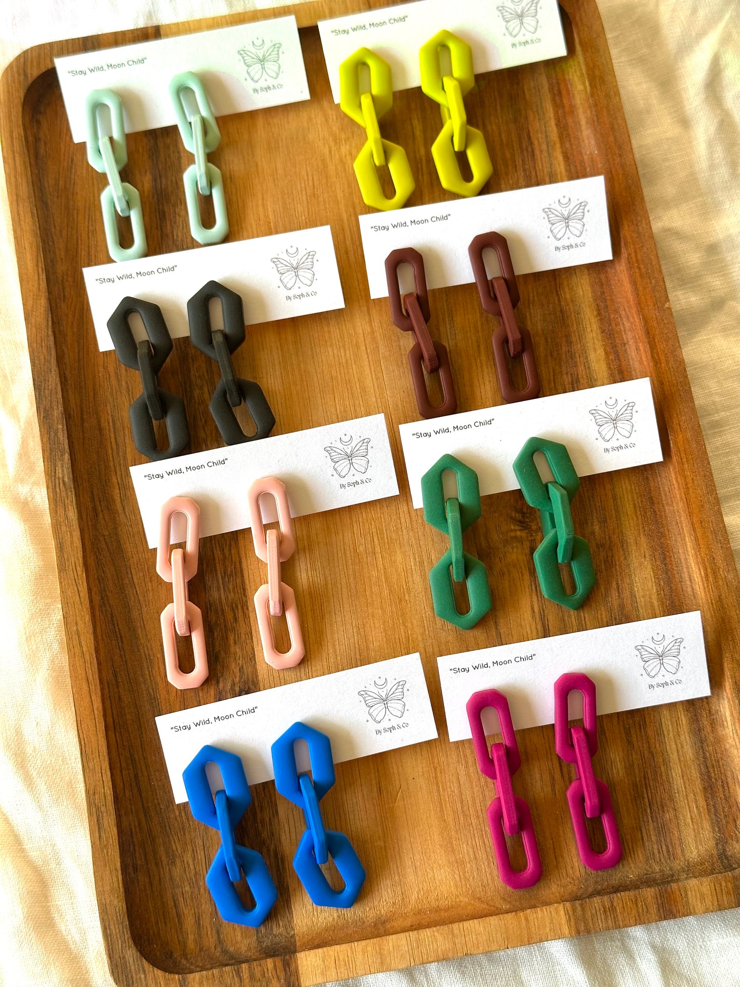Chain Link Earrings (more colors)