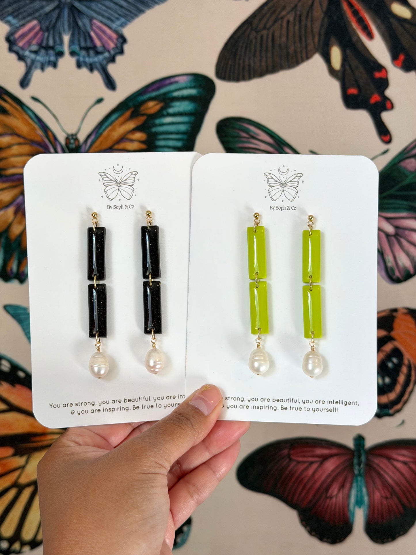 Double Bar Earrings