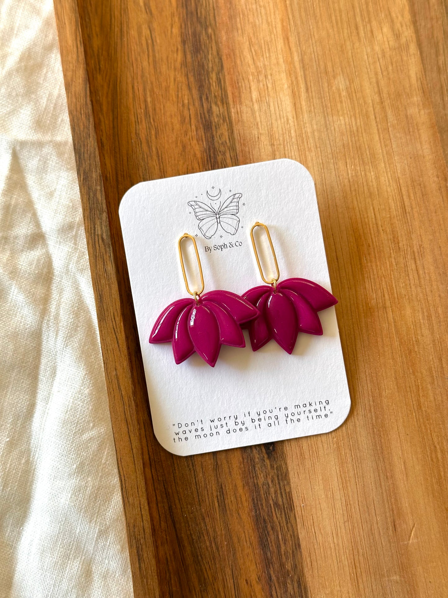 Lotus Dangles (more colors)