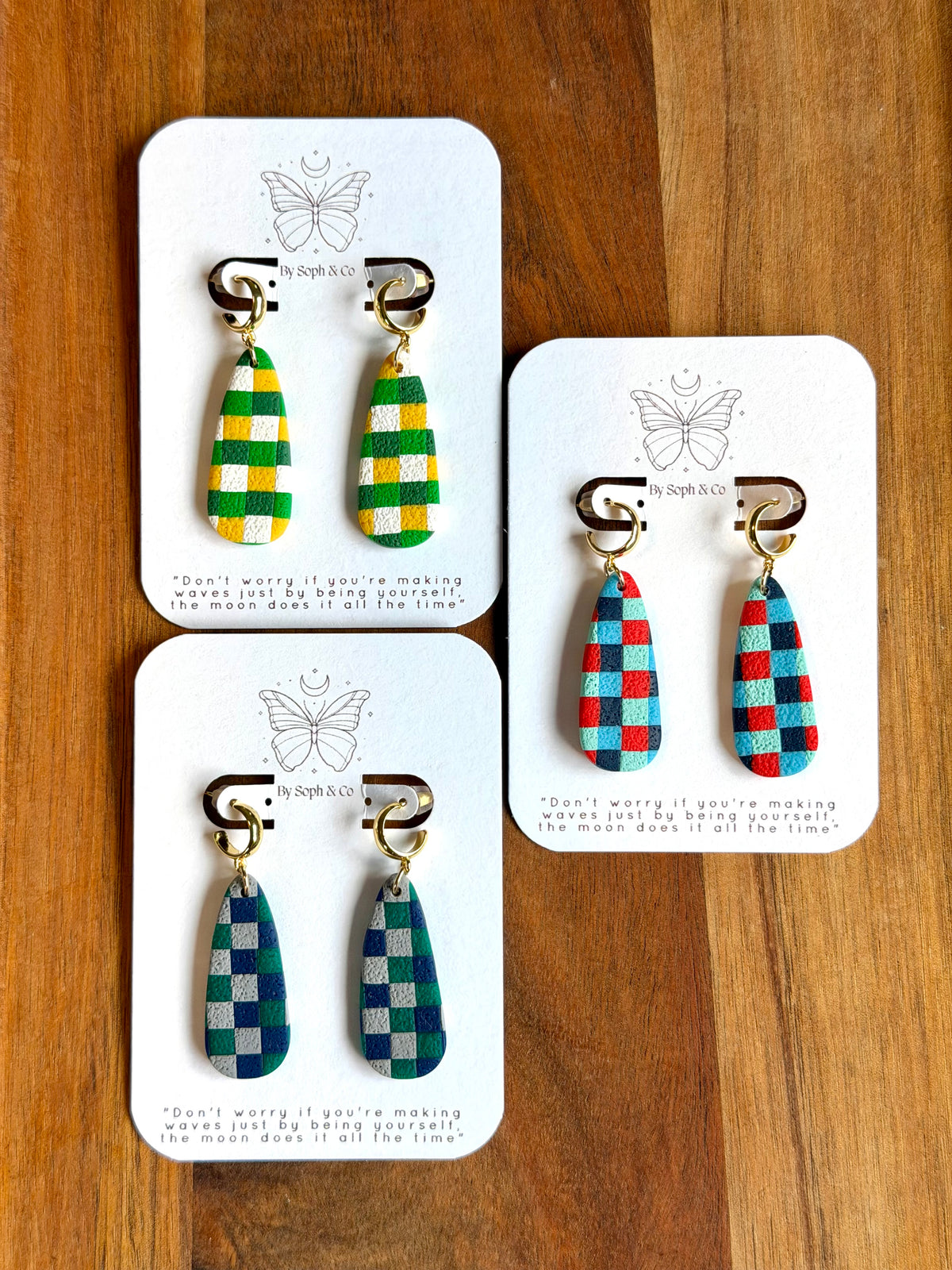 Checkered Dangles