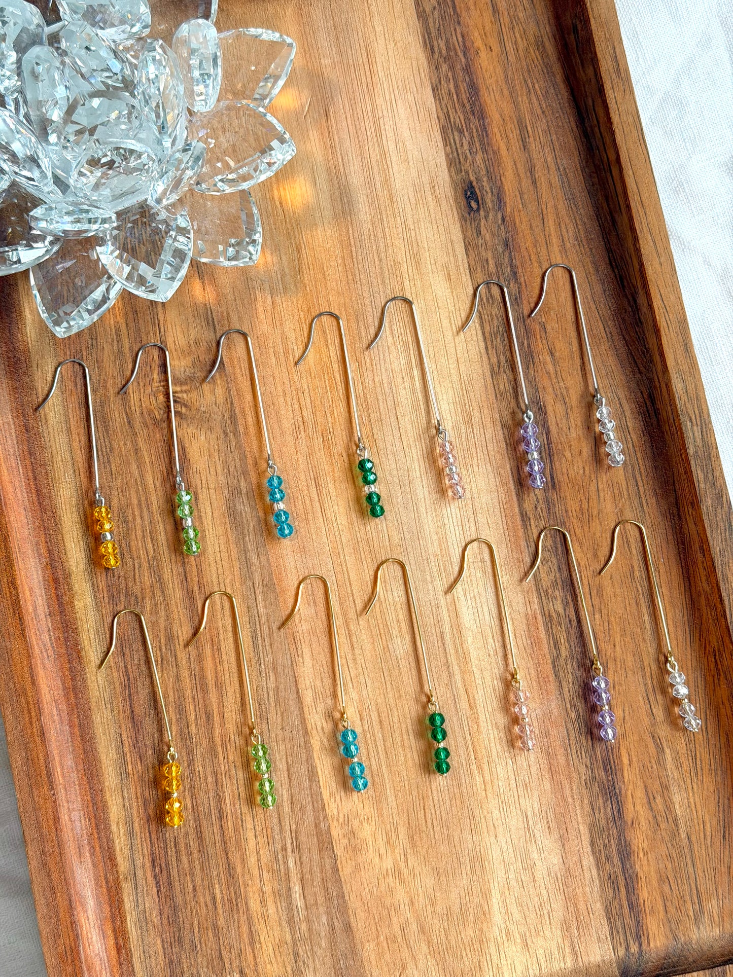 “ Spring is here!” Threader Earrings