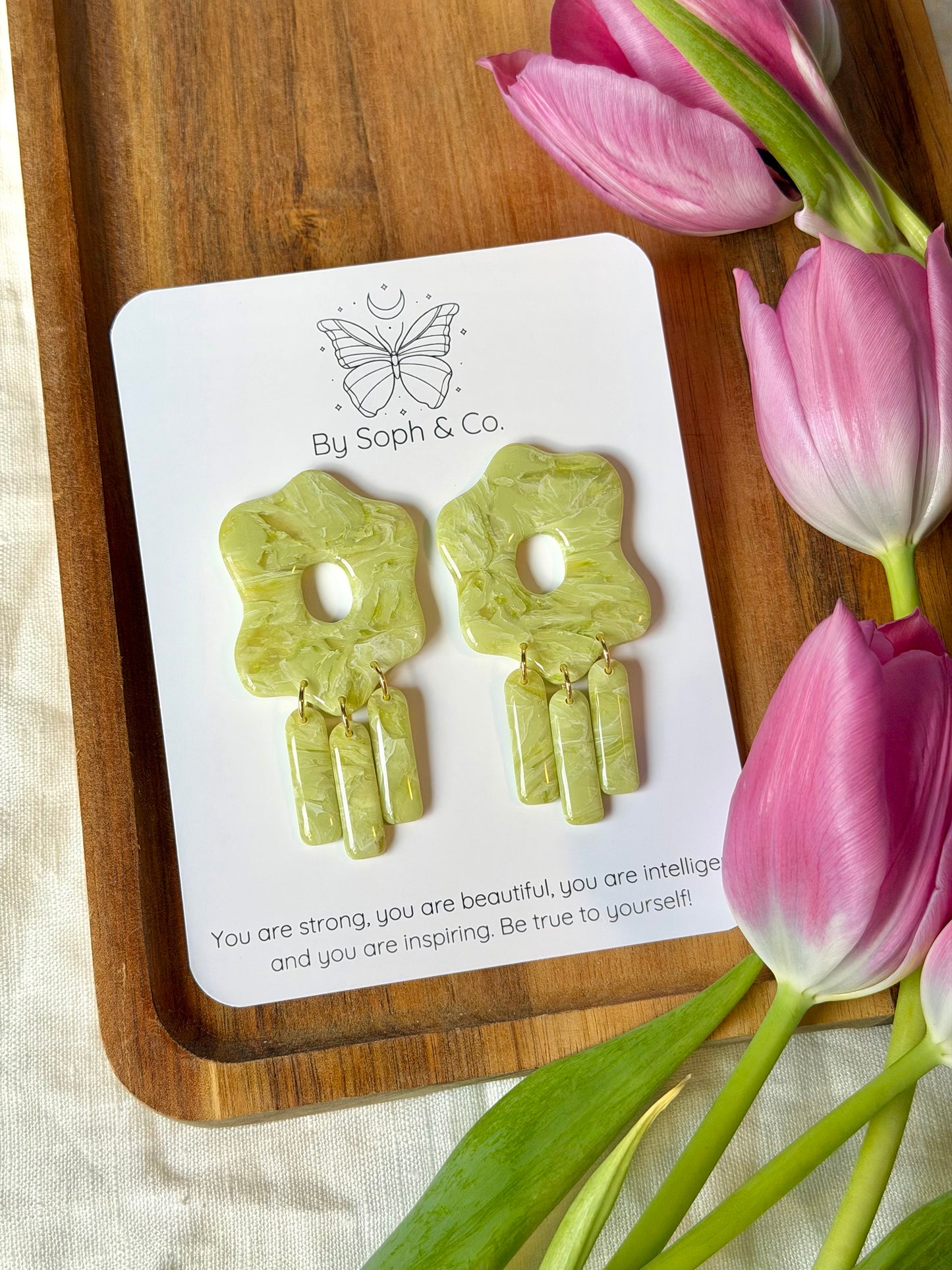 Cloud Glass Earrings - Style #2