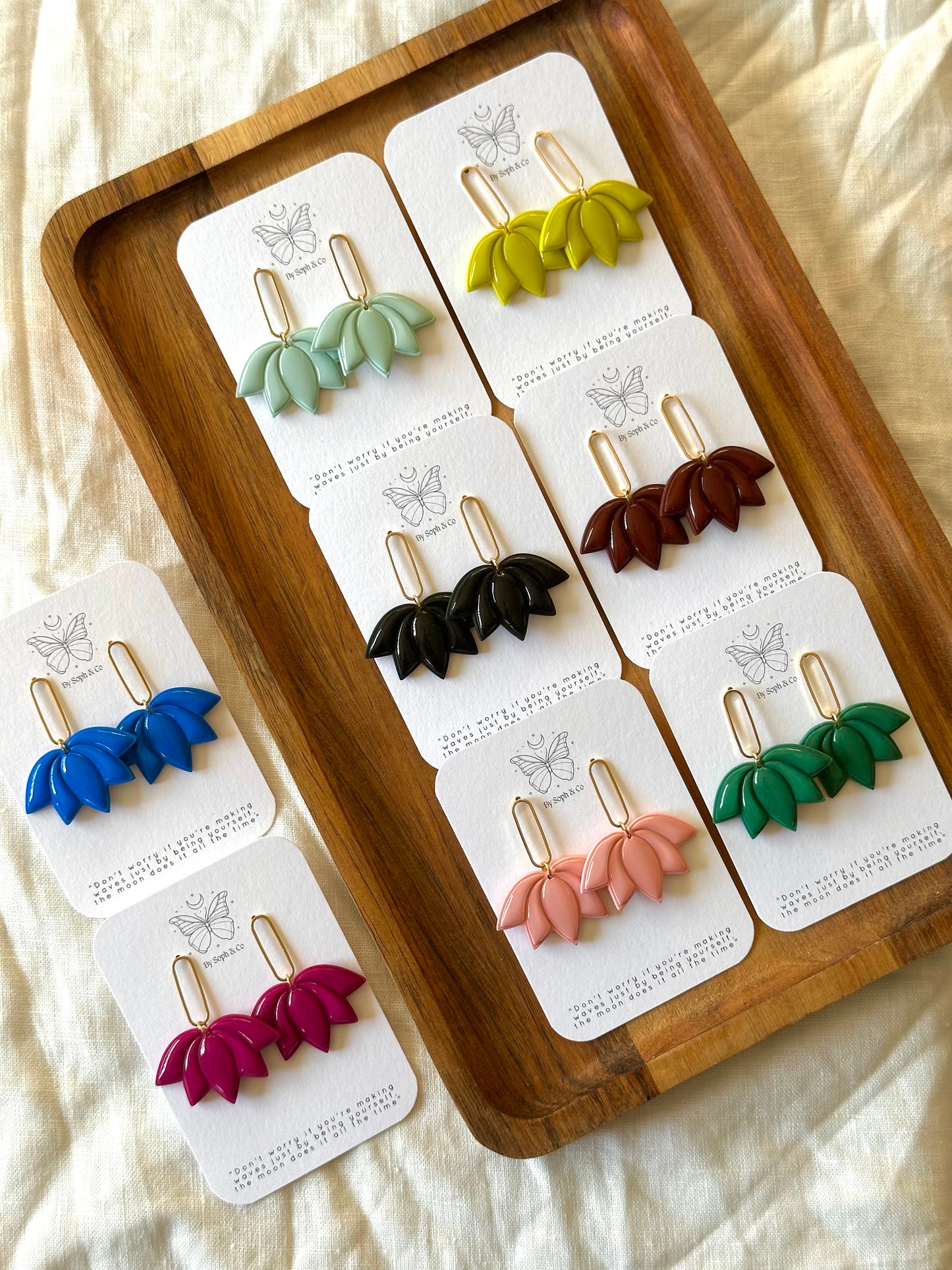 Lotus Dangles (more colors)