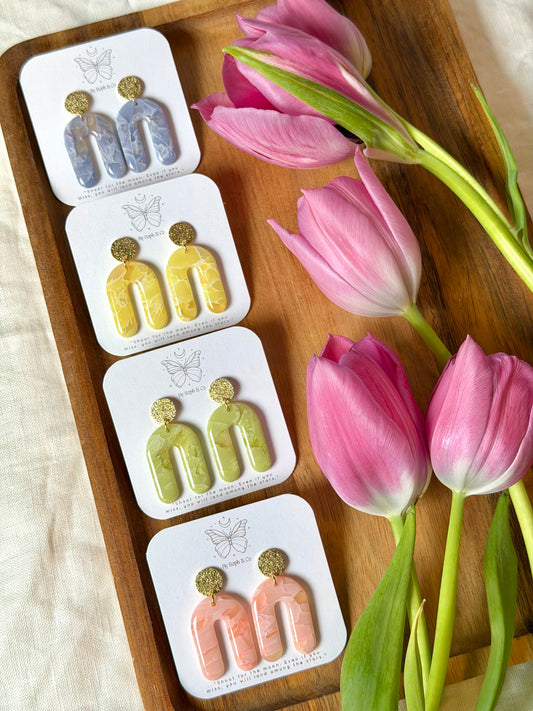 Cloud Glass Earrings - Style #4