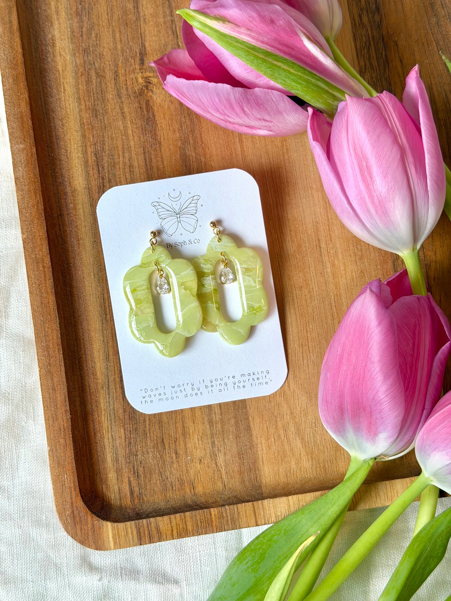 Cloud Glass Earrings - Style #3