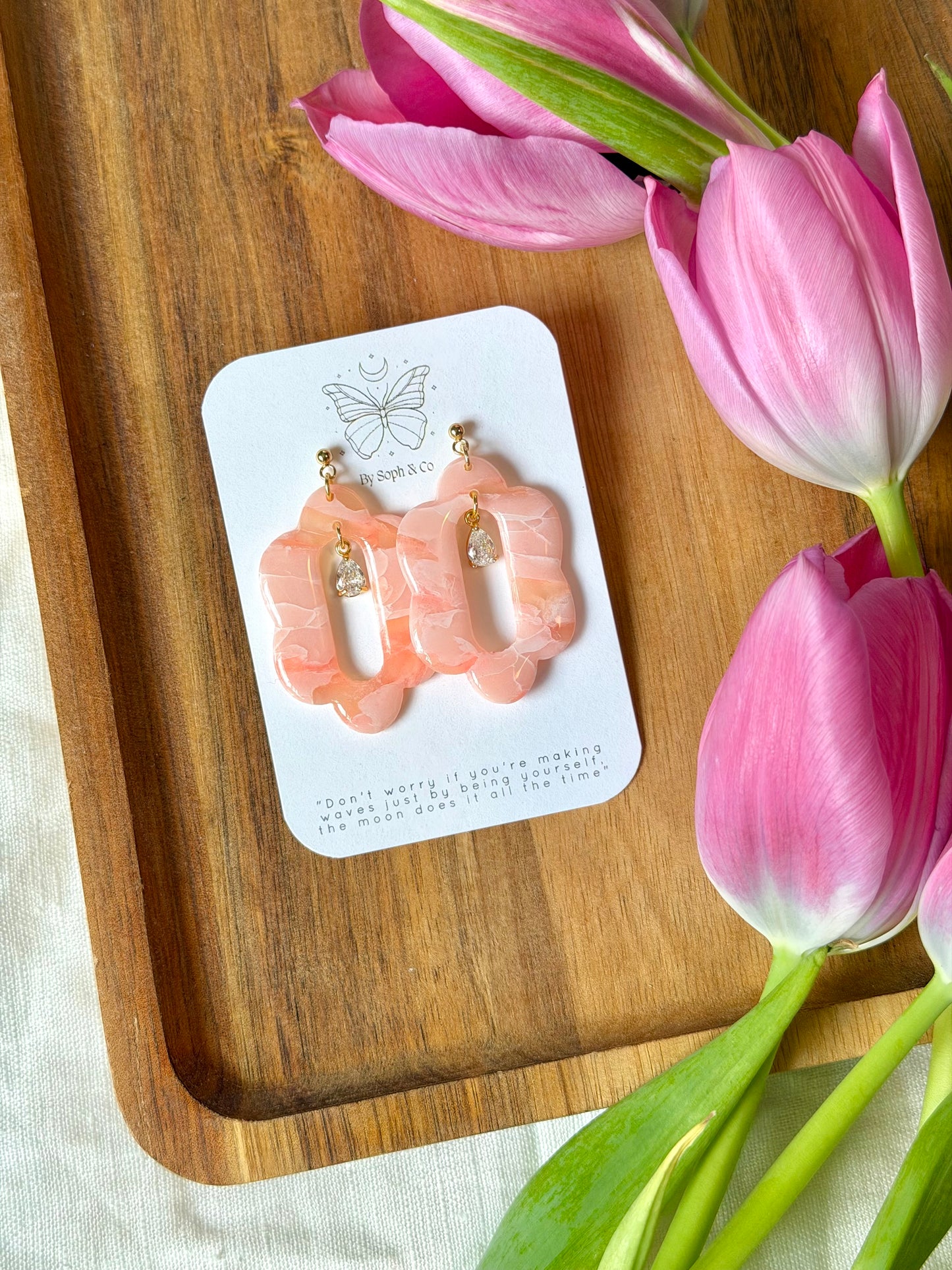 Cloud Glass Earrings - Style #3