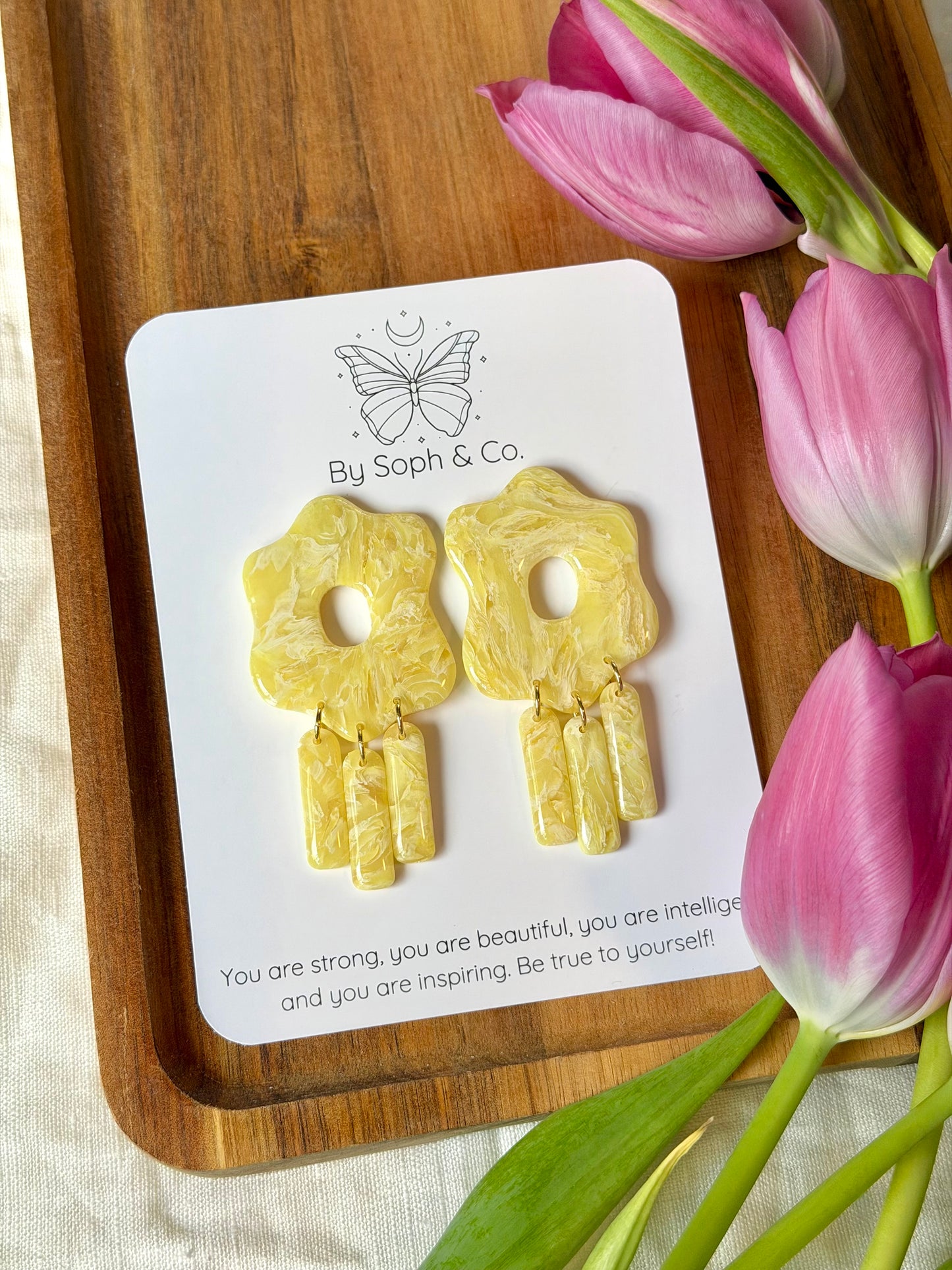 Cloud Glass Earrings - Style #2