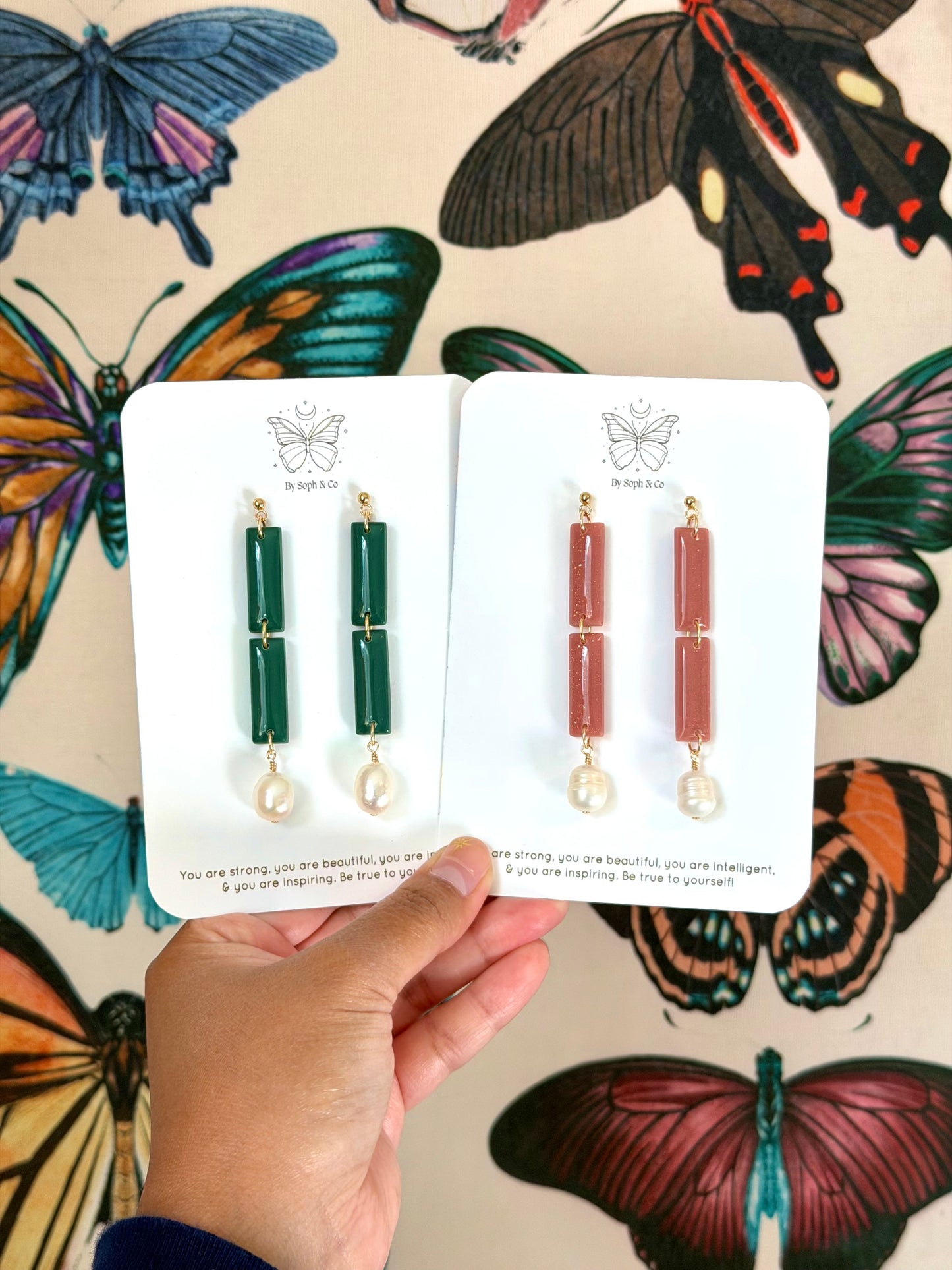 Double Bar Earrings