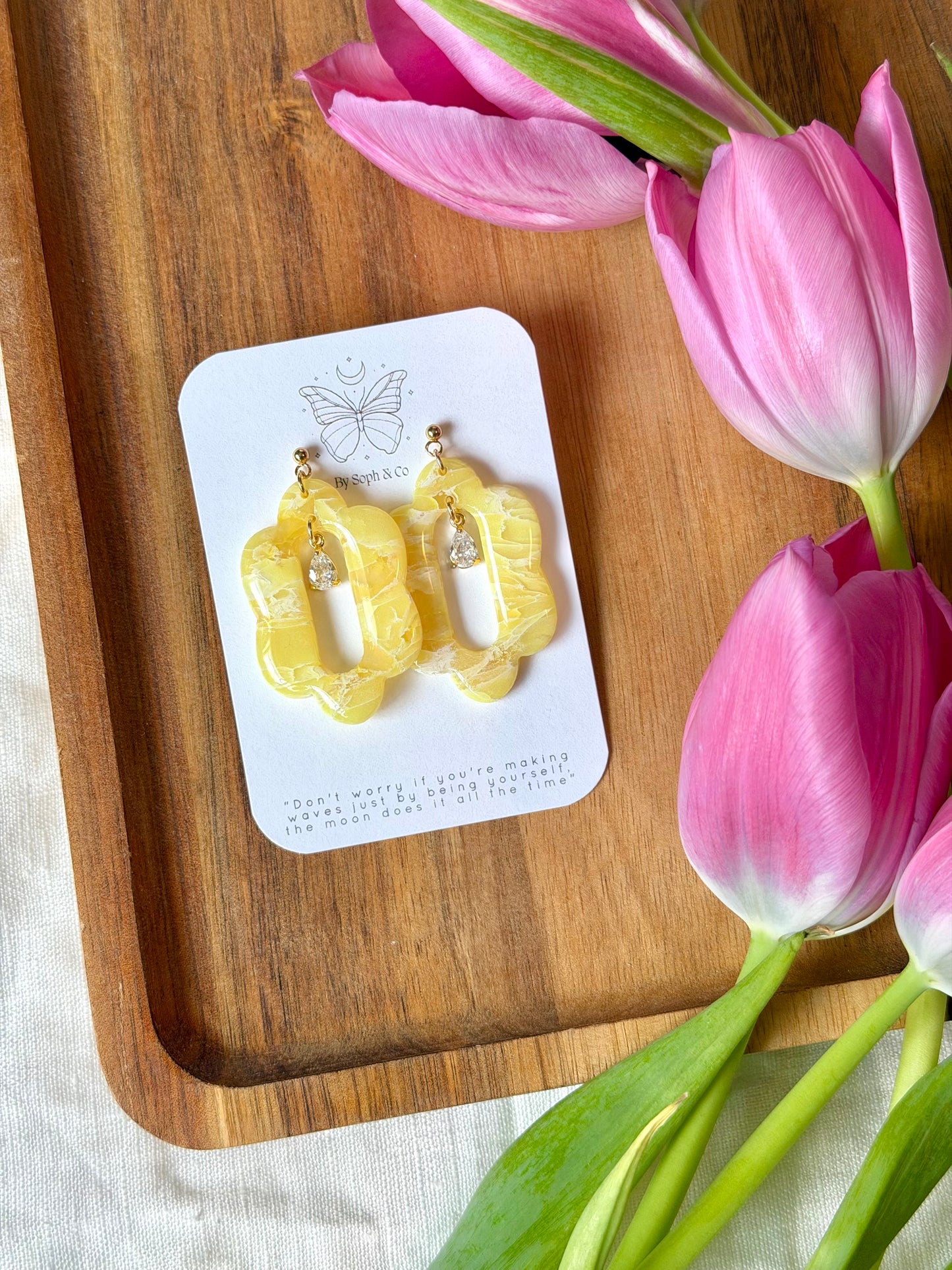 Cloud Glass Earrings - Style #3